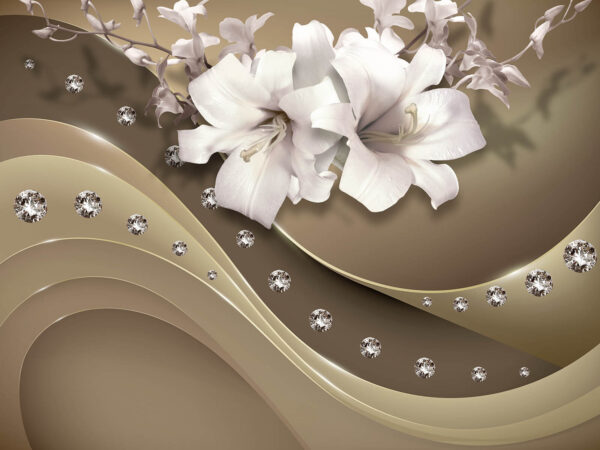 Flores elegantes com detalhes brilhantes. Flores elegantes com detalhes brilhantes.