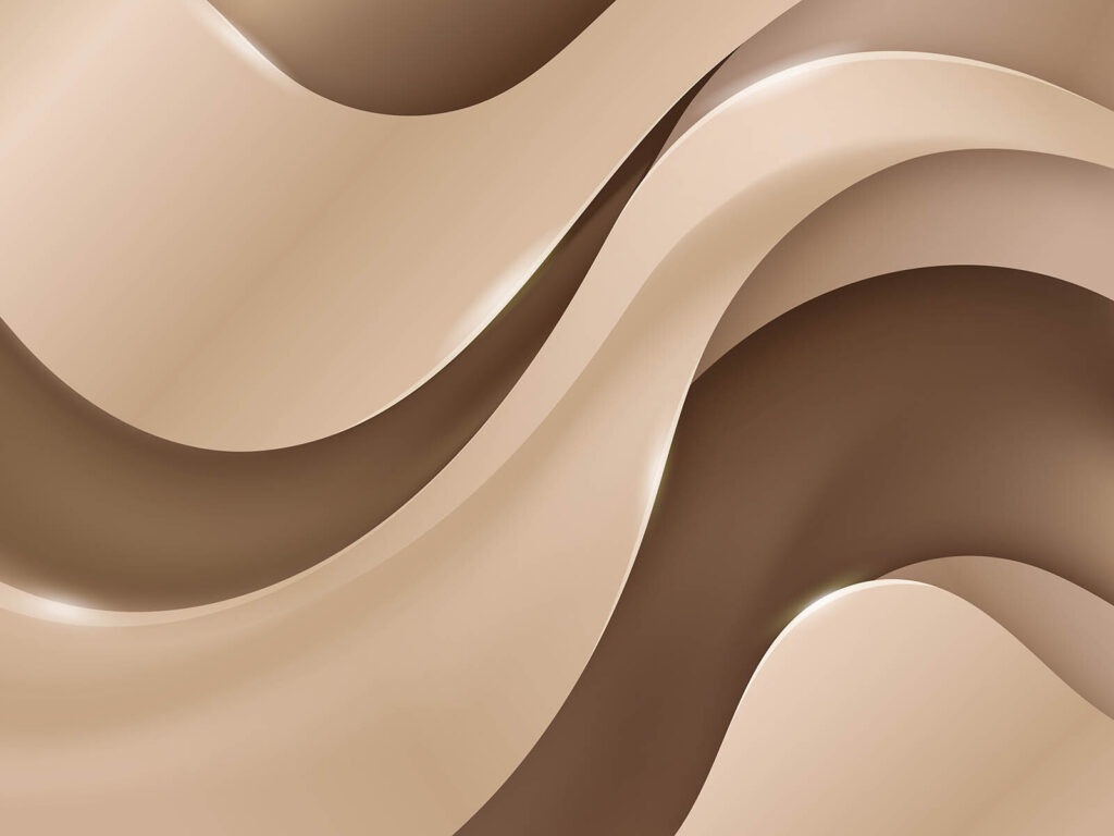 Ondas elegantes em tons suaves Ondas elegantes em tons suaves