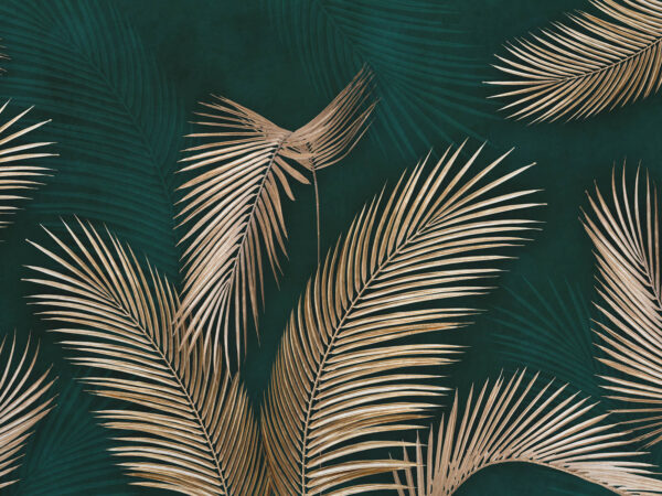 Folhas de palmeira em tons elegantes. Folhas de palmeira em tons elegantes.