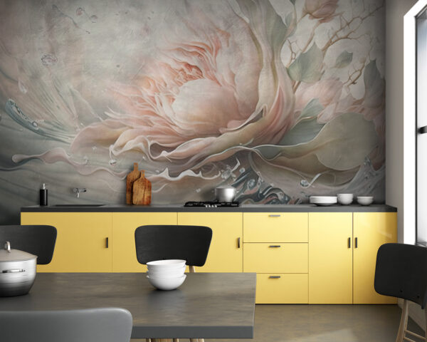 Pintura de uma flor Pintura de uma flor