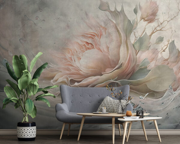 Pintura de uma flor Pintura de uma flor