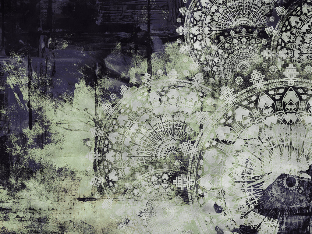 Abstract patterns in muted colors