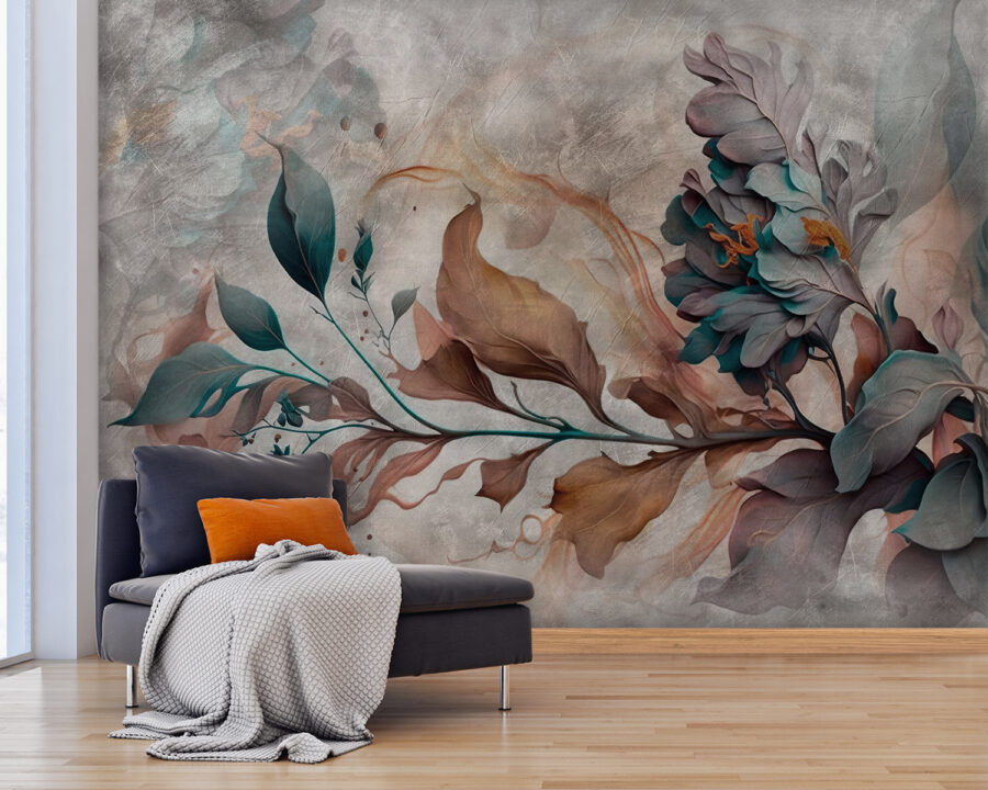 Pintura de uma flor Pintura de uma flor