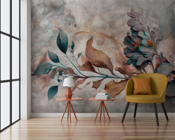 Pintura de uma flor Pintura de uma flor