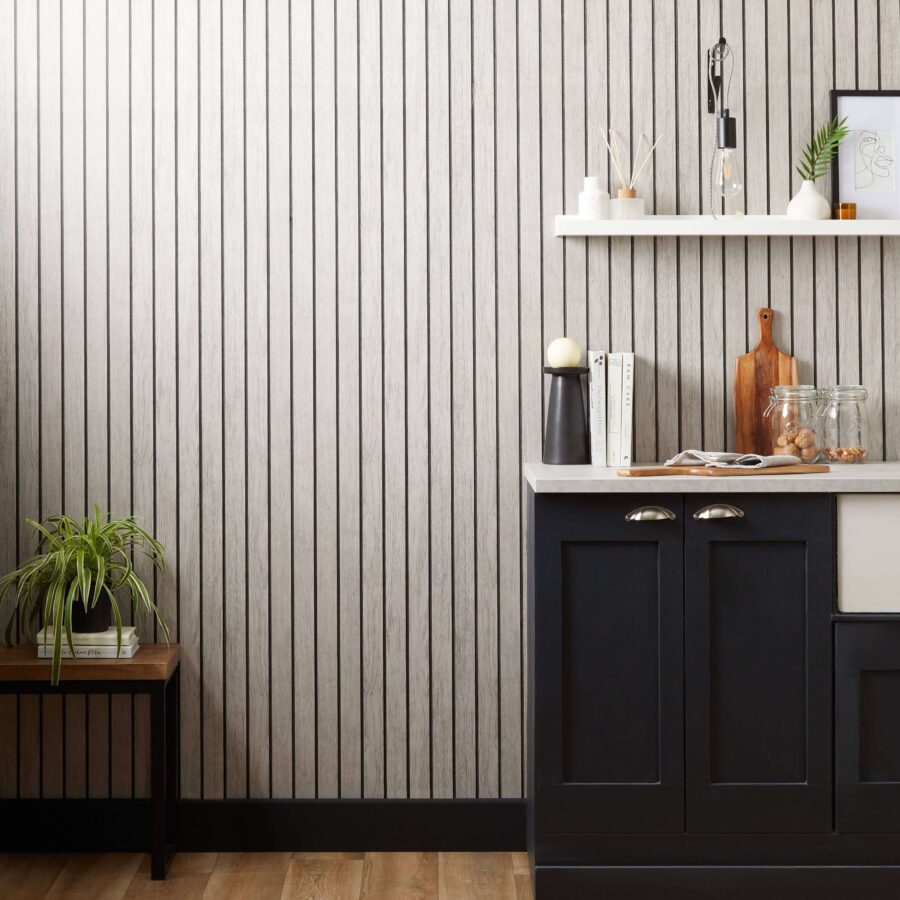 Papel de parede Linhas e texturas elegantes em harmonia.