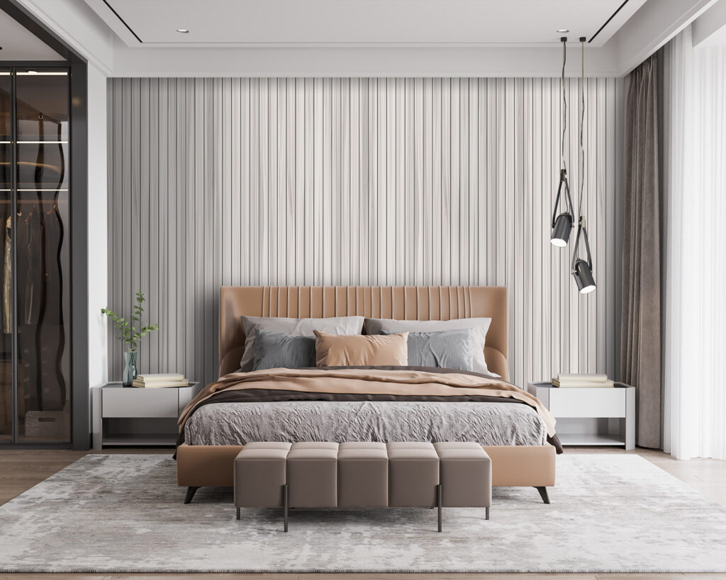 Elegant lines and textures in harmony