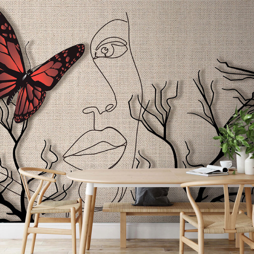 u93792piq1 1024x1024 - Borboleta e um desenho de um rosto de mulher - tegory