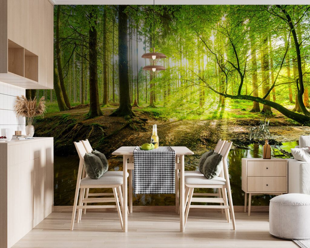 Stream in a forest Stream in a forest