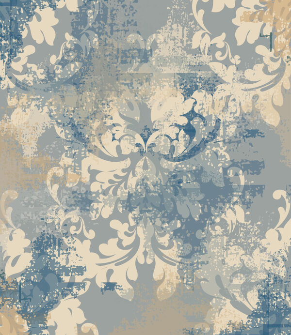 Desenho elegante de padrão floral vintage. Desenho elegante de padrão floral vintage.