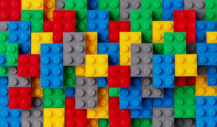 Papel de parede Grupo de blocos de construção coloridos - Image 4