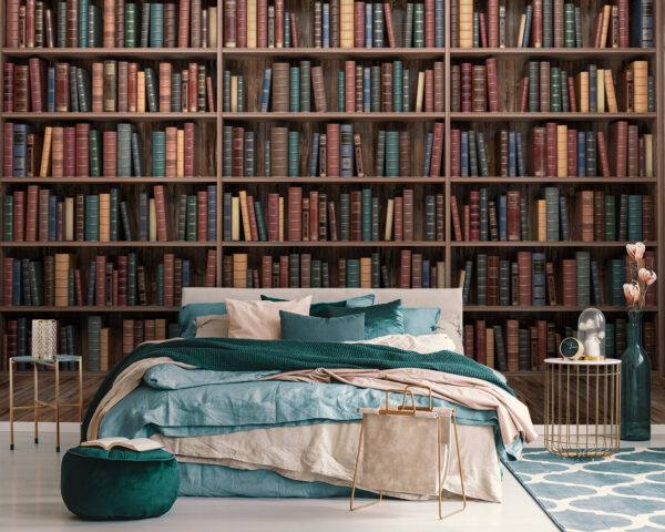Estante grande com muitos livros Estante grande com muitos livros