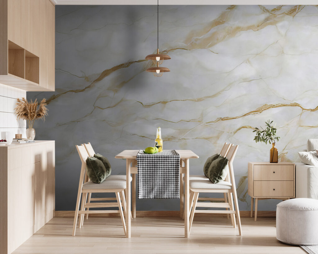 Sleek marble with elegant veins Sleek marble with elegant veins