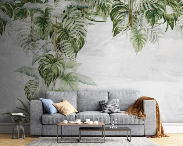 Pintura de uma planta tropical Pintura de uma planta tropical