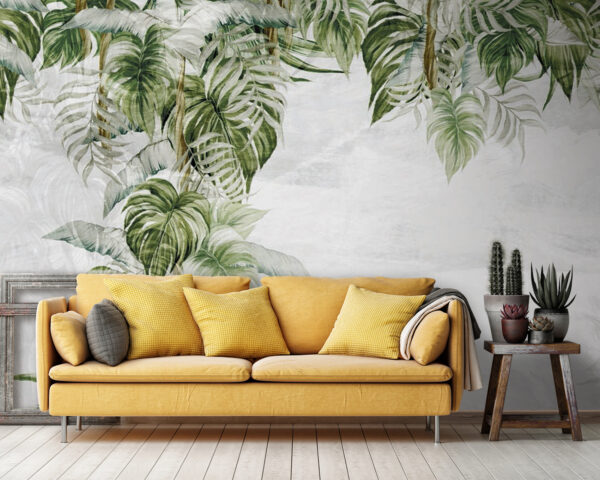 Pintura de uma planta tropical Pintura de uma planta tropical