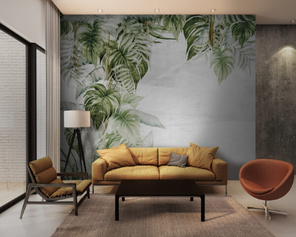 Pintura de uma planta tropical Pintura de uma planta tropical
