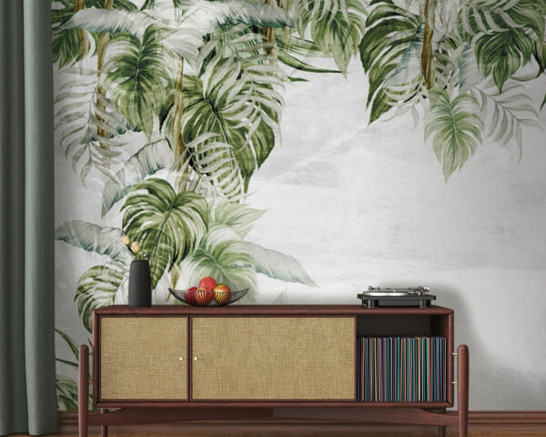 Pintura de uma planta tropical Pintura de uma planta tropical