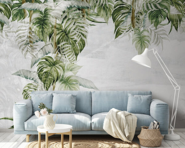 Pintura de uma planta tropical Pintura de uma planta tropical