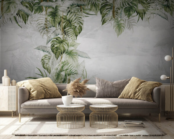 Pintura de uma planta tropical Pintura de uma planta tropical