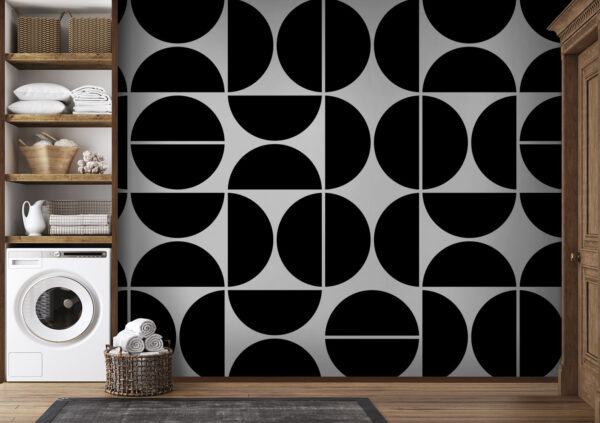 Padrão preto e branco Padrão preto e branco