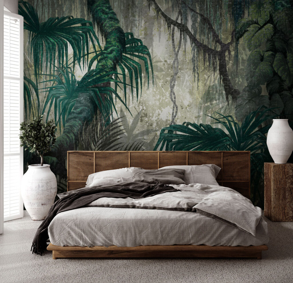 Painting of a forest