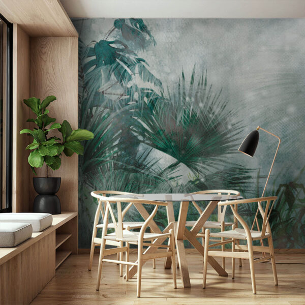 Pintura de uma floresta Pintura de uma floresta