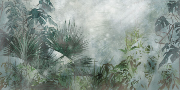 Pintura de uma floresta Pintura de uma floresta