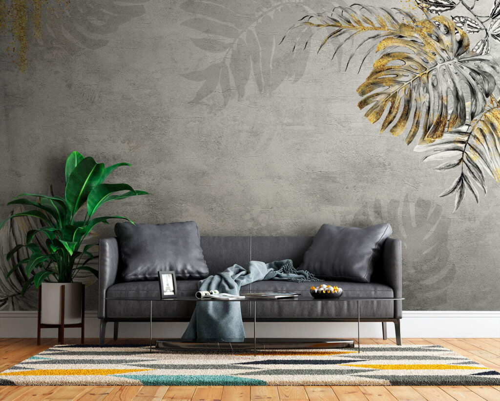 u78603pig1 1024x822 - Folhas inspiradas na natureza num fundo texturado - tegory