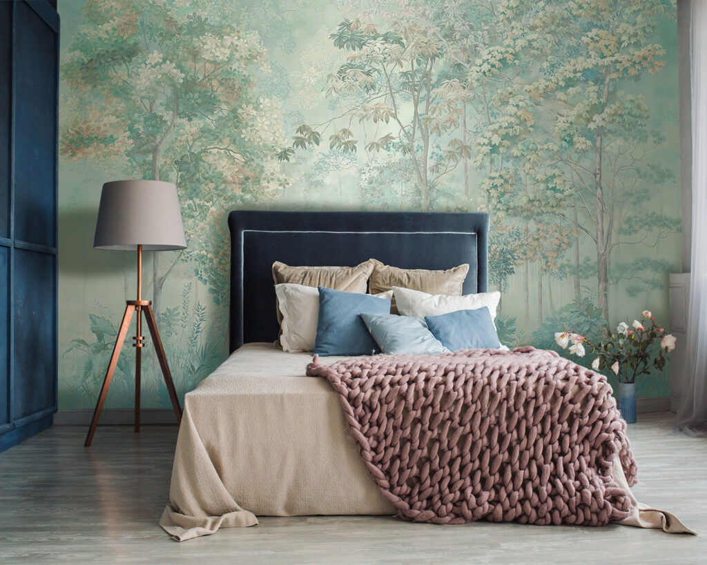 Wallpaper with trees and plants Wallpaper with trees and plants