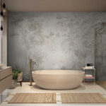 Papel de parede Papel de parede com árvores e plantas