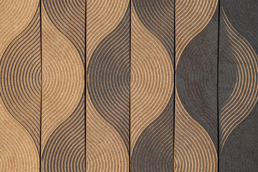 Papel de parede Linhas fluidas em tons de terra. - Image 5
