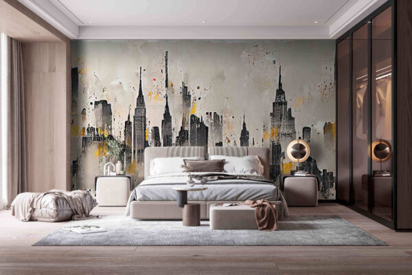 Pintura de uma cidade Pintura de uma cidade