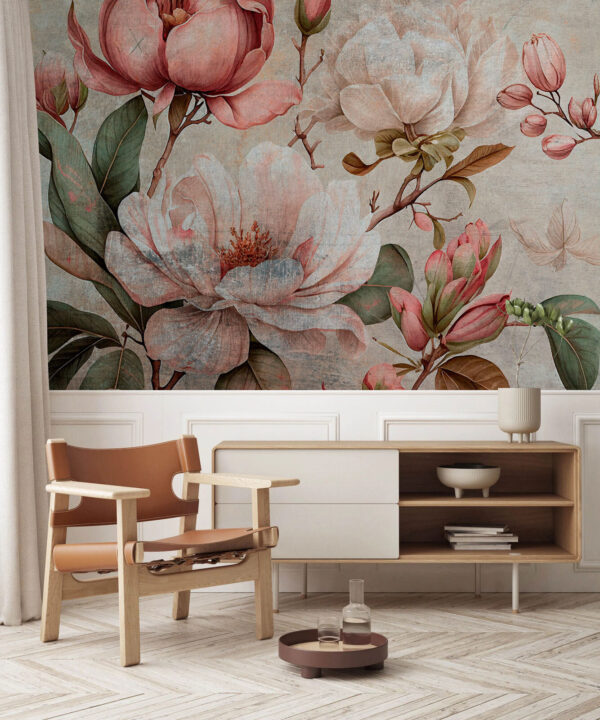 Arranjo floral elegante em tons suaves. Arranjo floral elegante em tons suaves.