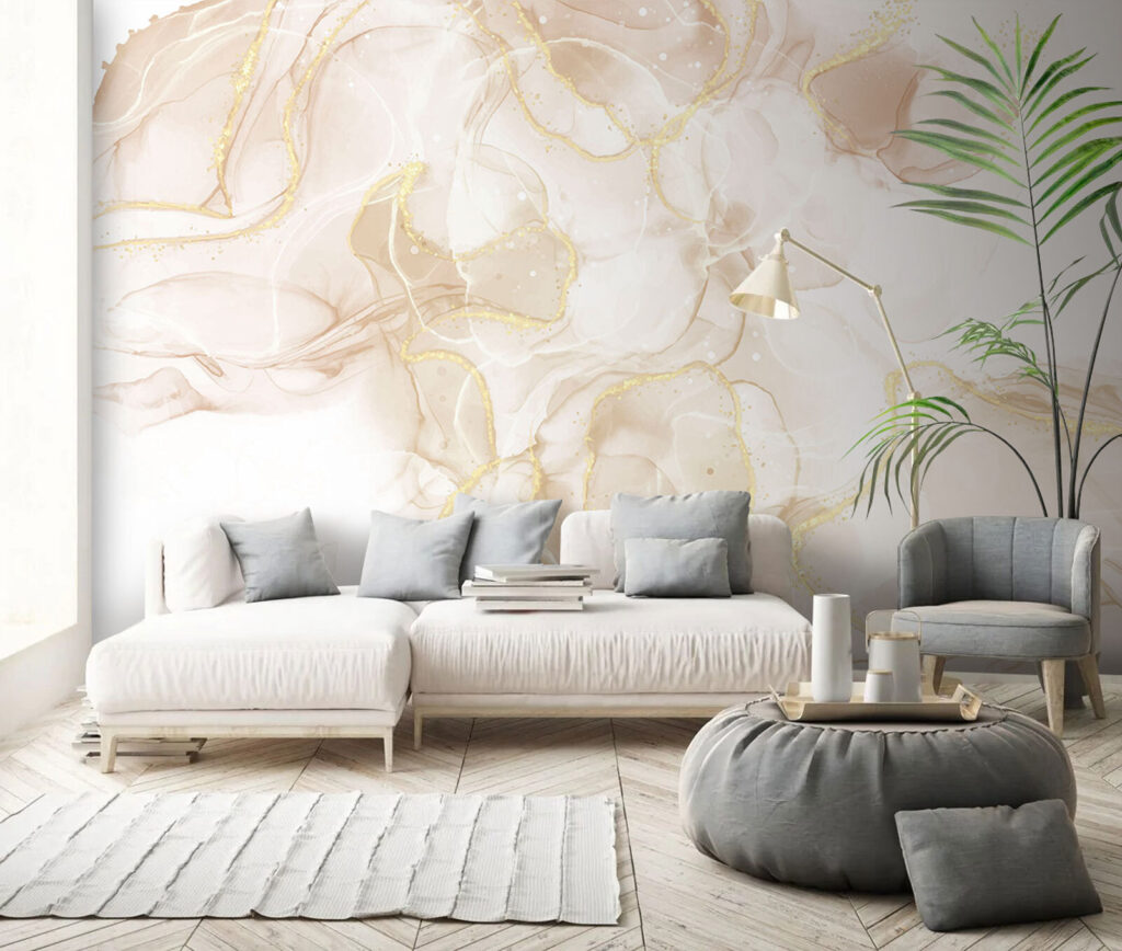 Elegant fluid abstract art design