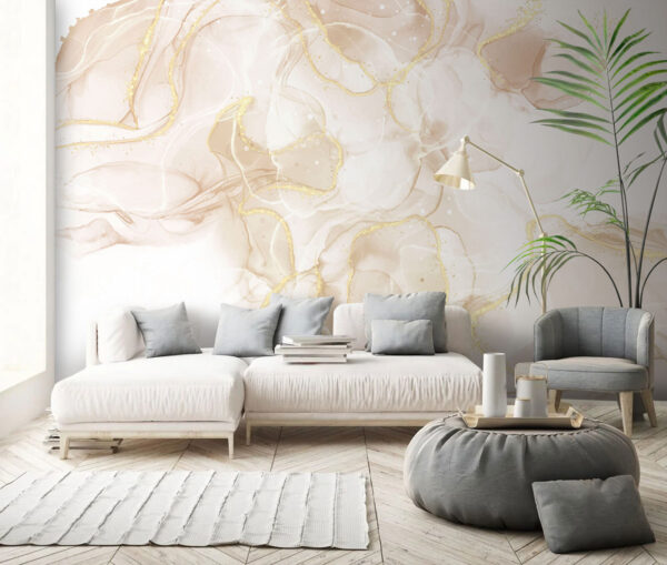 Elegant fluid abstract art design