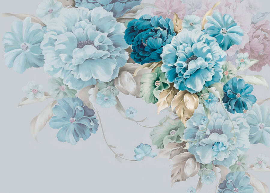 Papel de parede Arranjo floral elegante em tons suaves. - Image 6