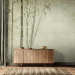 Papel de parede Grupo de bambus