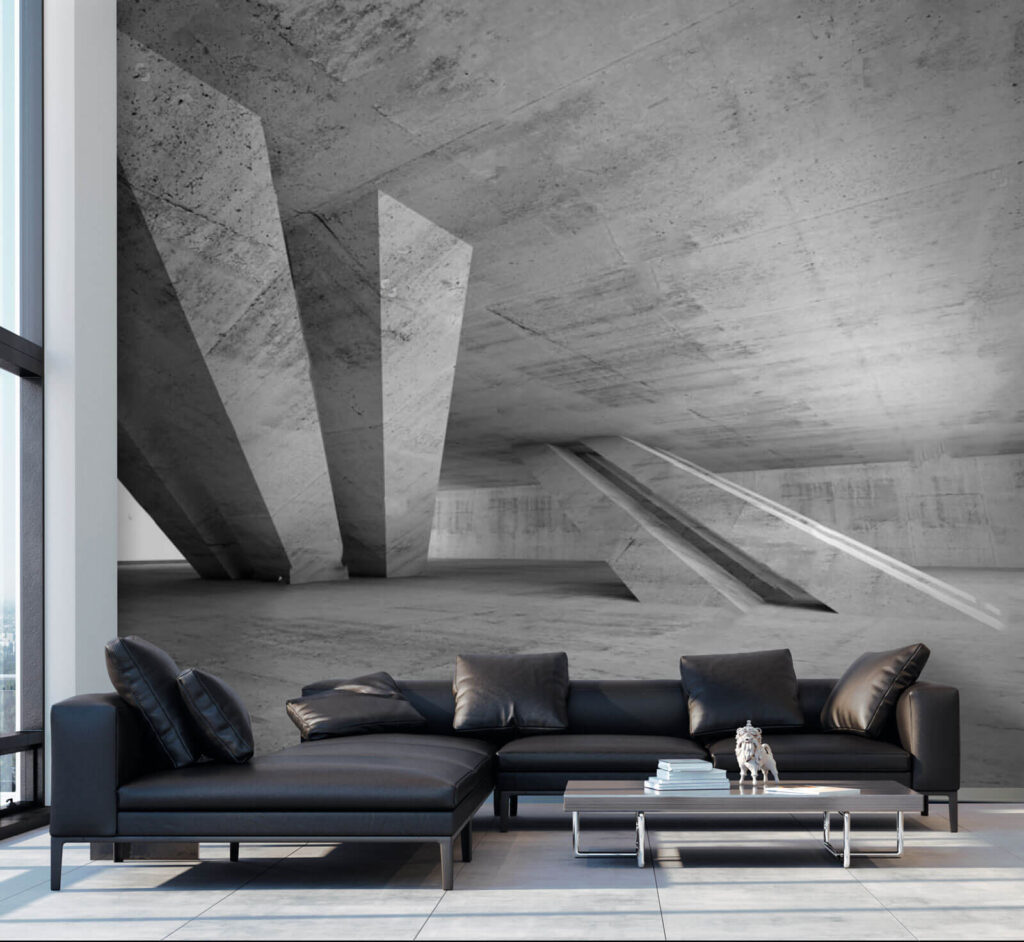 u72303pig2 1024x942 - Sala de betão com colunas - tegory