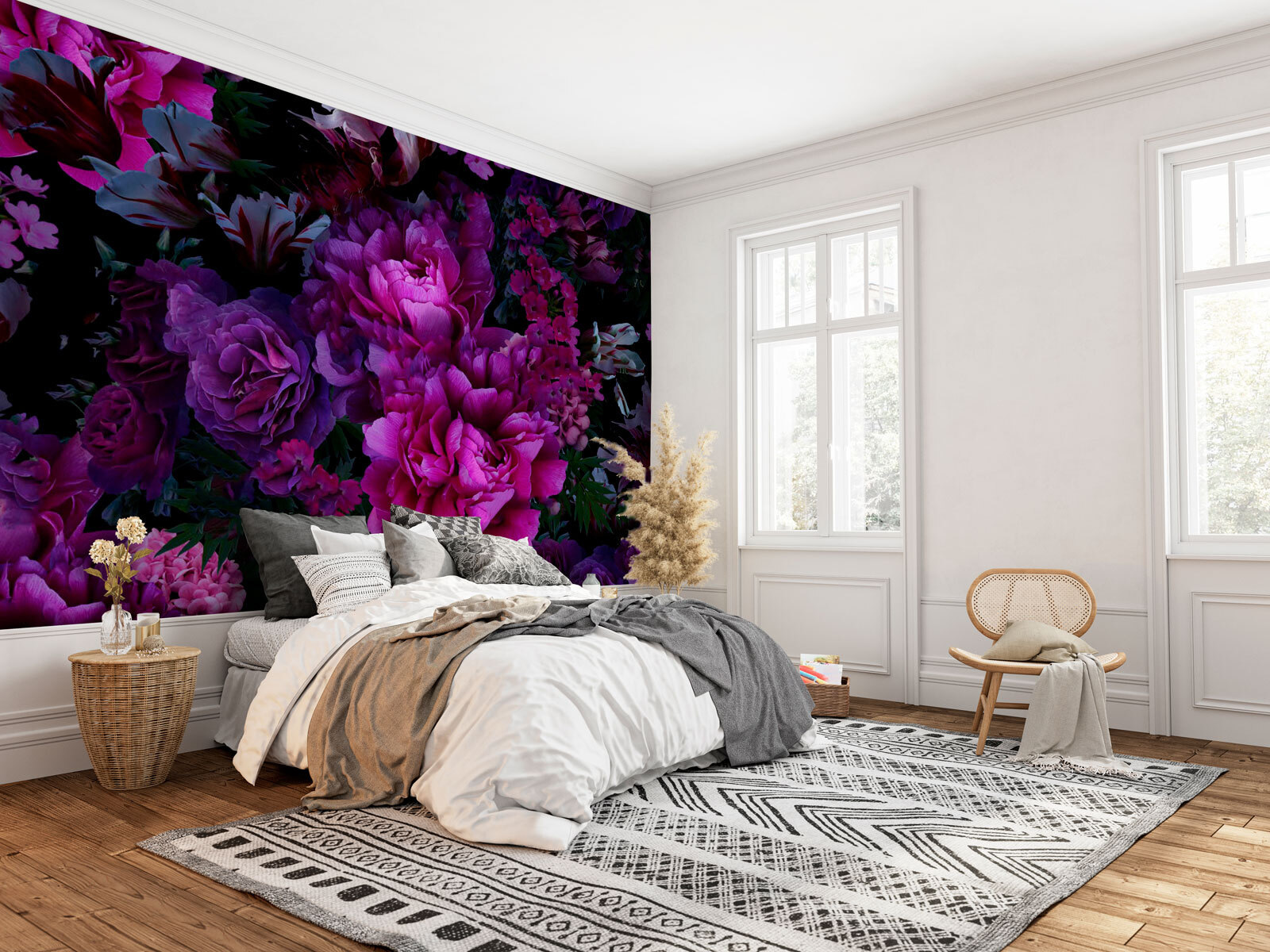 Grupo de flores roxas u72236pib1m - Grupo de flores roxas - tegory