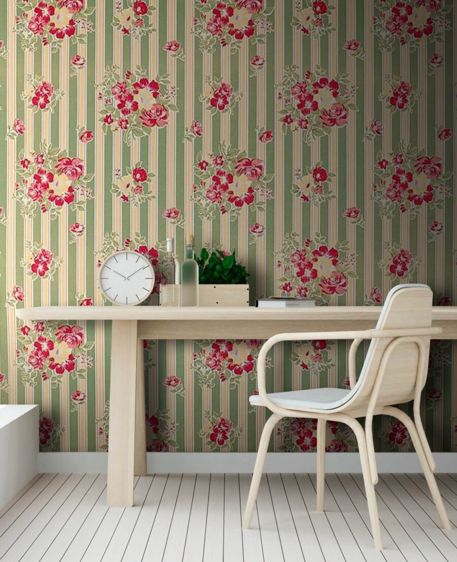 Papel de parede com flores