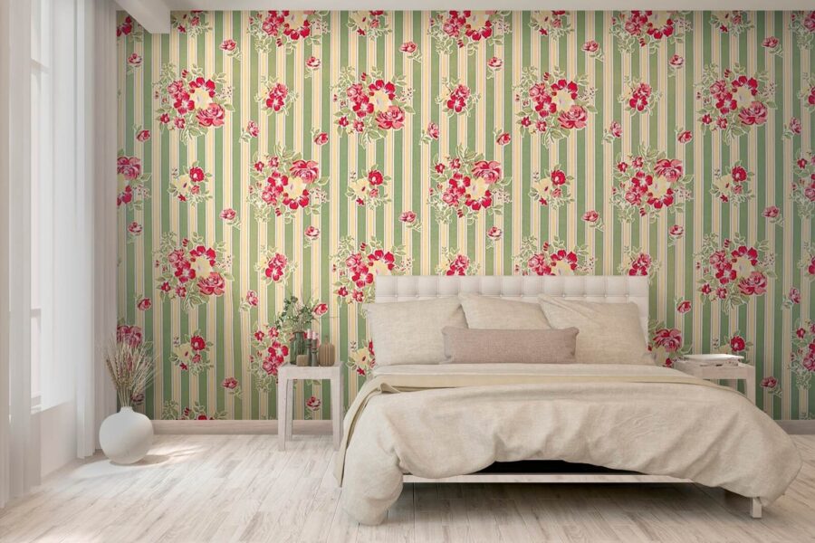 Papel de parede com flores