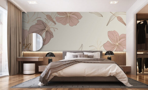 Flores delicadas em tons suaves Flores delicadas em tons suaves