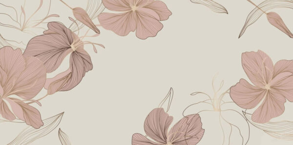 Flores delicadas em tons suaves Flores delicadas em tons suaves