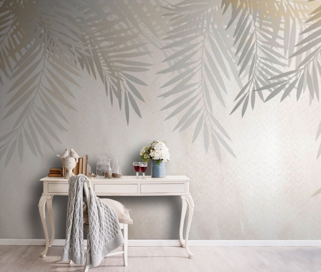 Delicate leaves on a soft background Delicate leaves on a soft background