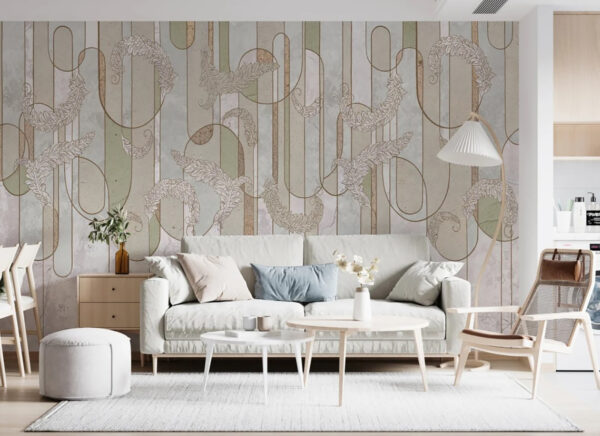 Papel de parede com um padrão Papel de parede com um padrão