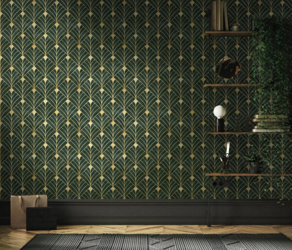 Padrão verde e amarelo Padrão verde e amarelo