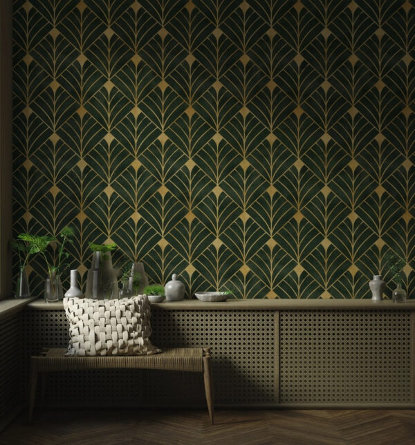 Padrão verde e amarelo Padrão verde e amarelo