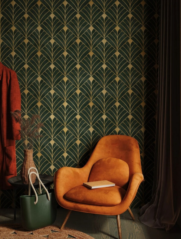 Padrão verde e amarelo Padrão verde e amarelo