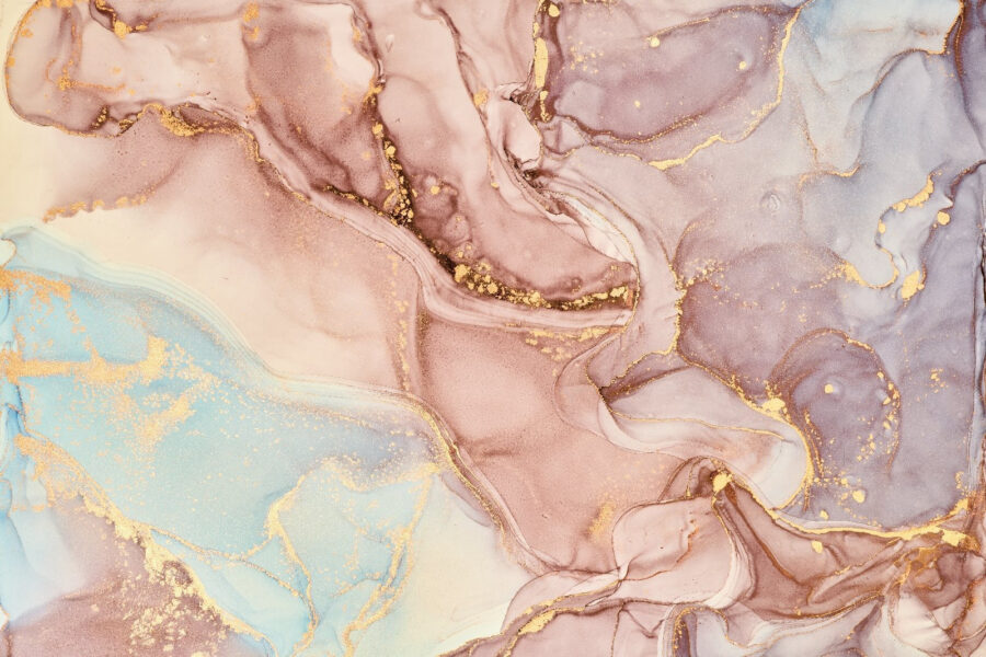 Redemoinhos abstractos em cores suaves.