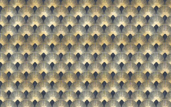 Padrão art déco simétrico e elegante. Padrão art déco simétrico e elegante.