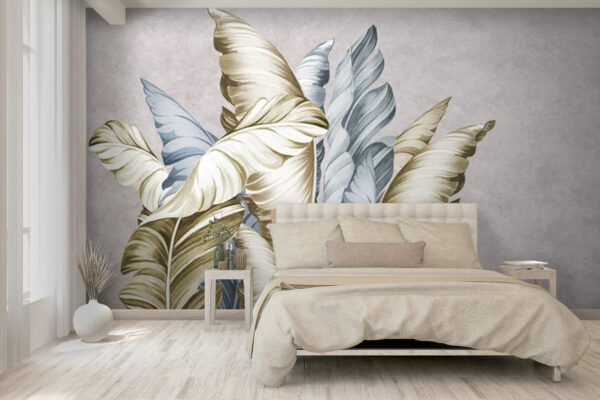 Folhas elegantes em tons suaves. Folhas elegantes em tons suaves.